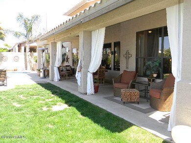 Extended covered patio