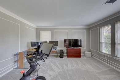 Spacious study - could also serve as an exercise room or craft room