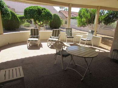 Patio with shade and sun