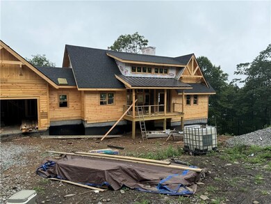 View of rear view of property