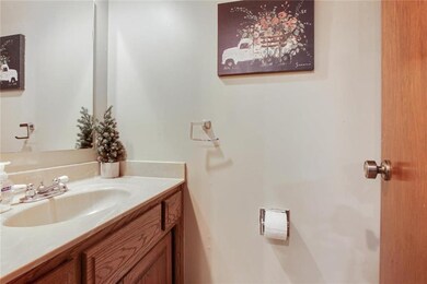 Half bathroom on the main floor.