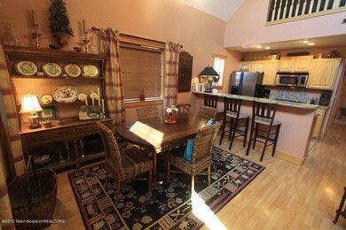 dining area and kitchen