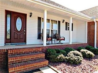 Be welcomed by the front patio