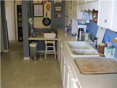 Kitchen toward entry hall