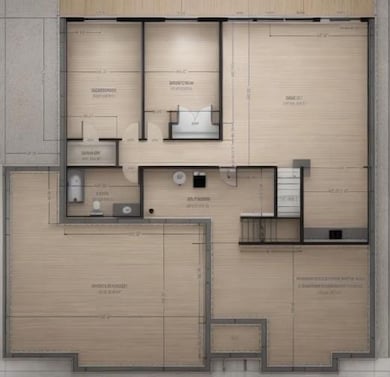 Lower level floor plan