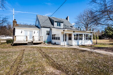 Rear of home