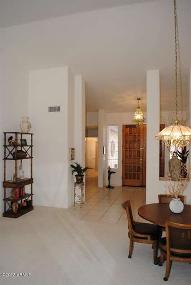 FOYER VIEW FROM LIVING RM