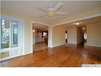 View from sunroom towards dining area