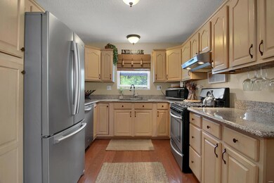 Lots of cabinet and counter space.