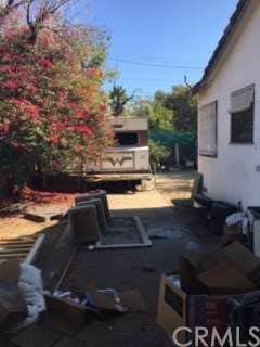 Side, looking toward back yard