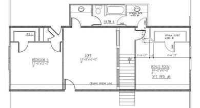 Citadel 2 Story Plan 2nd floor