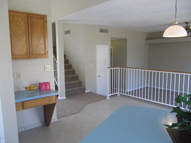 Informal dining and desk area