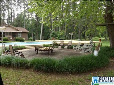 Great entertaining area with this fire-pit right n