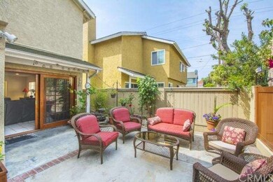 Spacious back yard that wraps around the back of t
