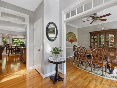 Lovely Foyer with Hardwood Floors and opens to 2nd