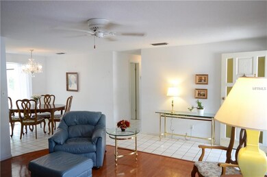 Looking into the dining room from the family room.