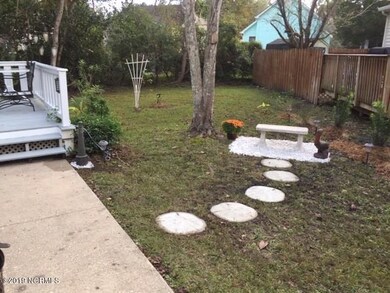 Side yard off deck