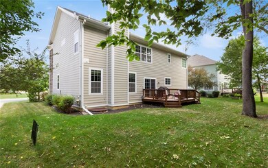 Lovely yard with great shade and deck for outdoor living