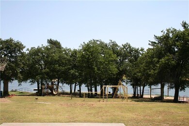 Community play area with playground