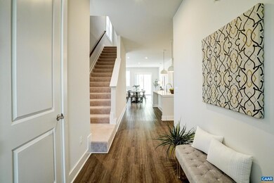 Luxury vinyl flooring throughout the main level li