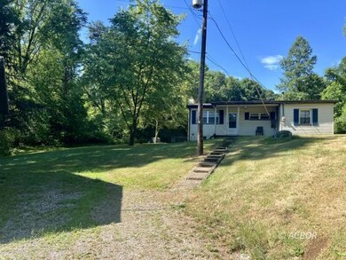 Front of house and yard
