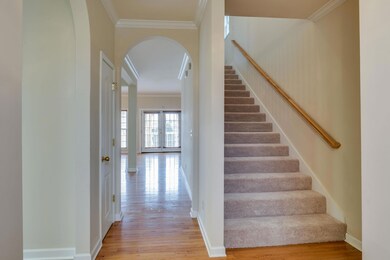 Gracious foyer reveals open floor plan