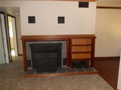 New log burner in living room