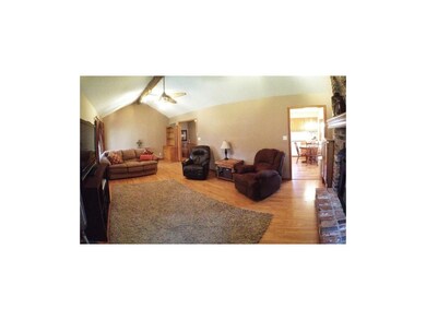Huge living room with high ceiling and newer floor