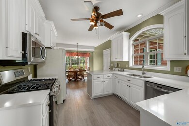 Plenty of room for cooking or baking. adjacent breakfast room for enjoying morning coffee with a view New Luxury vinyl flooring