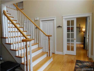 Foyer Foyer showing French Door Entry to Study