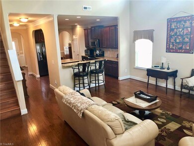 View from Family Room into kitchen and hallway
