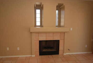 gas fireplace detail