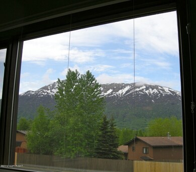 Mountain views from living room