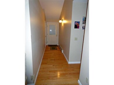 Foyer Entry way with gleaming hardwood floors