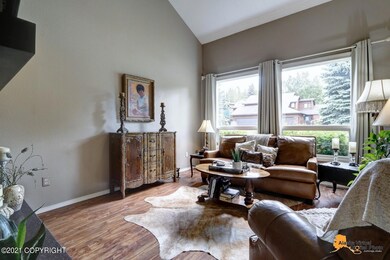 . . . and vaulted ceilings . . .