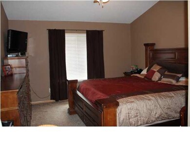 Lg. Mstr. bdrm. with vaulted ceiling, walk-in clos