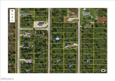 Map / location featuring property boundaries highl