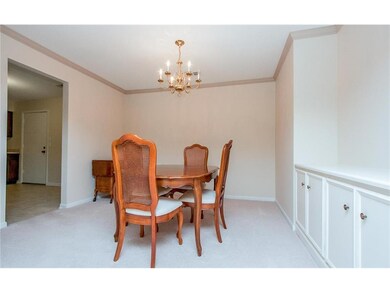 Formal Living Room with built-in hutch