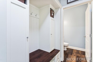 Coat area & half bath
