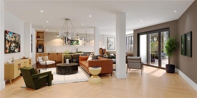 Living room featuring recessed lighting