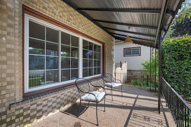 Inviting front porch