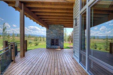 Deck with Propane Fireplace