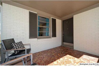 Big open front patio.