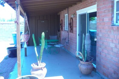 Backyard patio