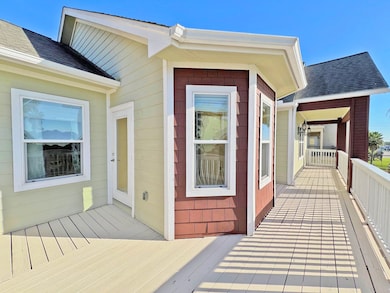 Expansive deck offering stunning views of Galvesto