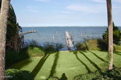 Riverfront terrace and dock