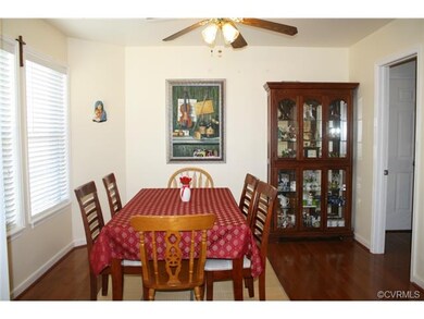 Formal Dining Room with ceiling fan/light and thos