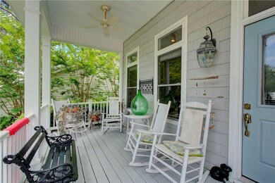 Wonderful rocking chair front porch