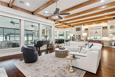 Abundance of natural light and expansive view of t