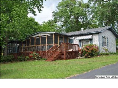 Back of house and screened deck
